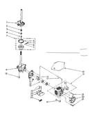 Brake, clutch, gearcase, motor and pump parts