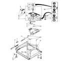 Kenmore 11082873700 machine base parts diagram