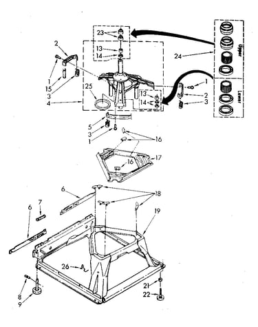 Machine base parts