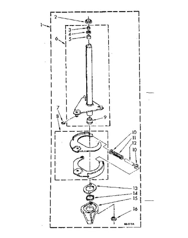Brake and drive tube parts
