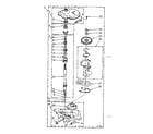 Kenmore 11082873800 gearcase parts diagram