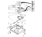 Kenmore 11082880800 machine base parts diagram