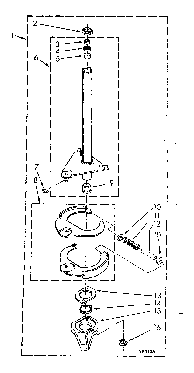 Brake and drive tube parts