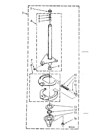 Brake and drive tube parts