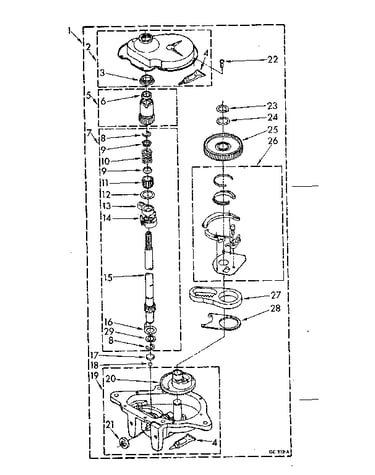 Gearcase parts
