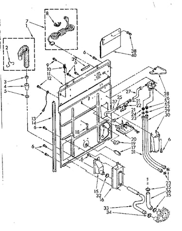 Rear panel parts