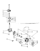 Brake, clutch, gearcase, motor and pump parts