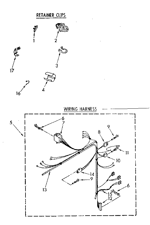 Wiring harness parts