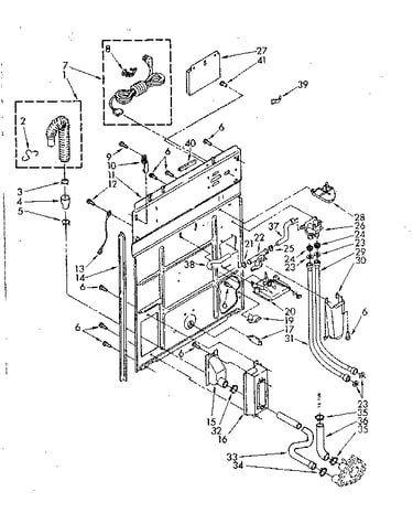 Rear panel parts