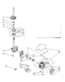 Brake, clutch, gearcase, motor and pump parts