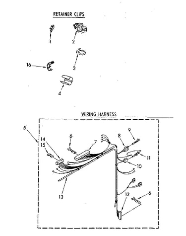 Wiring harness parts