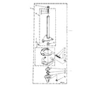 Kenmore 11082883800 brake and drive tube parts diagram