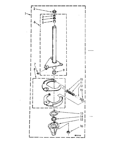 Brake and drive tube parts