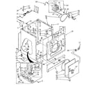 Kenmore 11087405110 cabinet parts diagram