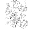 Kenmore 11087405110 bulkhead parts diagram