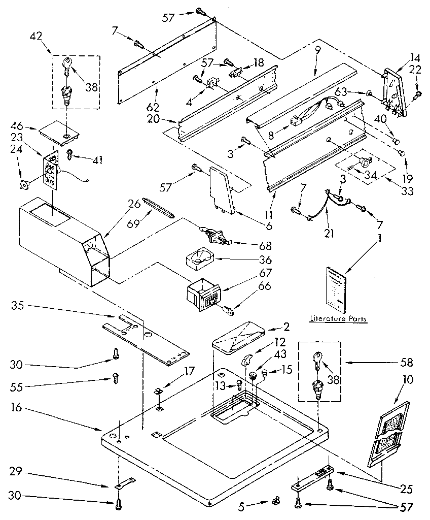 TOP AND CONSOLE PARTS