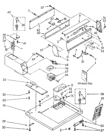 Top and console parts