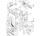 Kenmore 11087407110 cabinet parts diagram