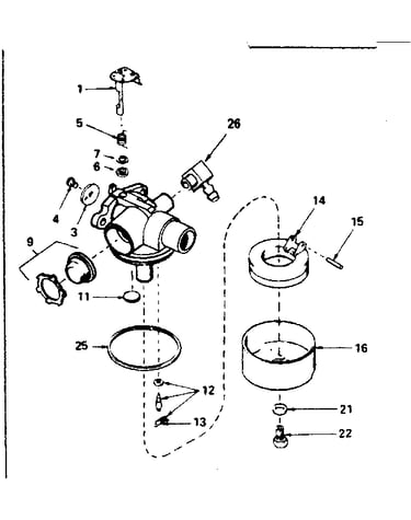 Carburetor no. 632389