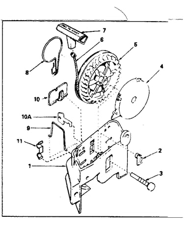 Rewind starter no. 590531