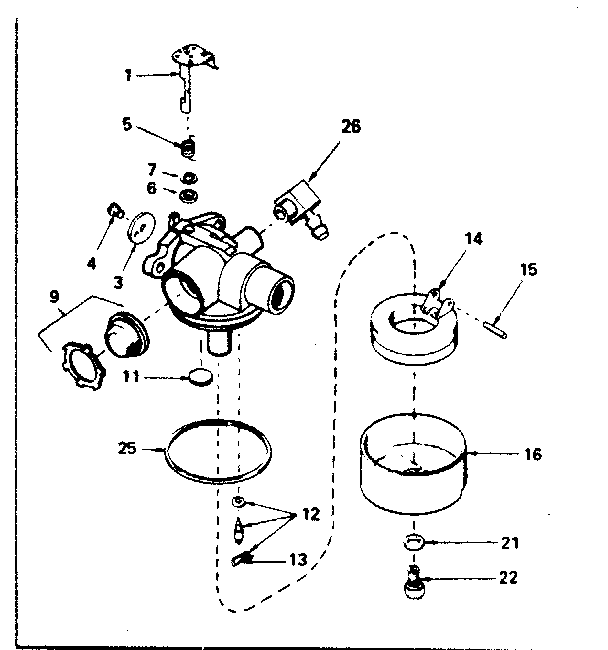 Carburetor no. 632389