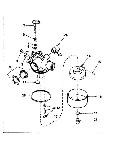 Carburetor no. 632389