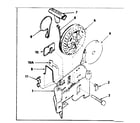 Craftsman 143364312 rewind starter no. 590531 diagram