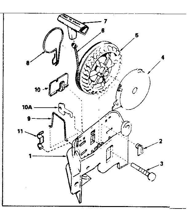 Rewind starter no. 590531