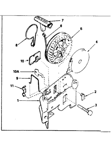 Rewind starter no. 590531