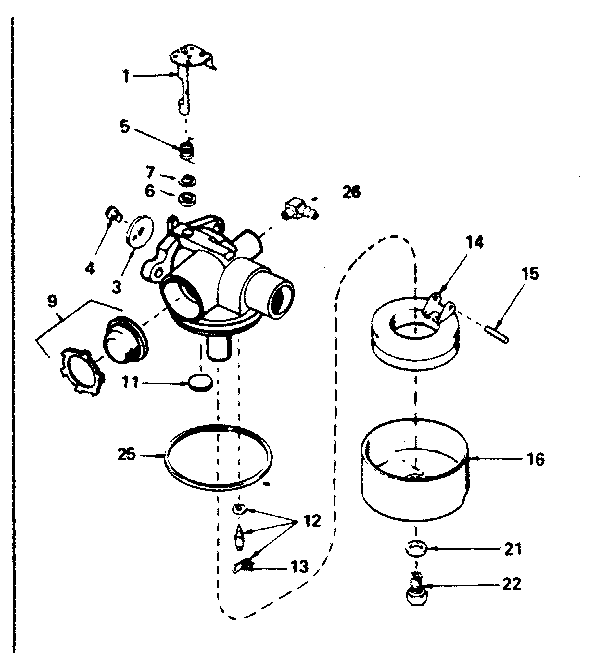 Carburetor no. 632387