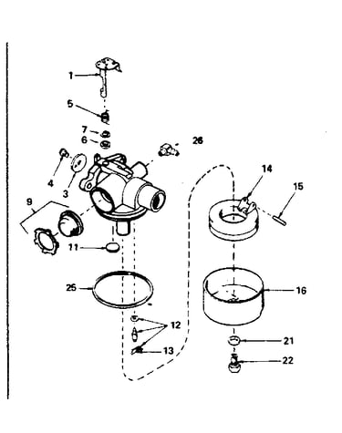 Carburetor no. 632387