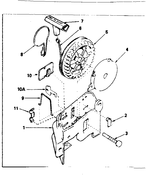 Rewind starter no. 590531