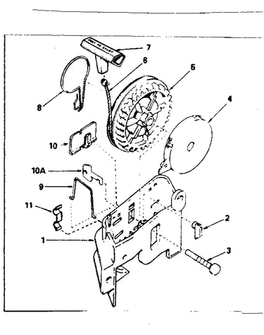 Rewind starter no. 590531