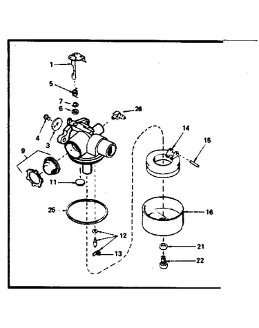 Carburetor no. 632388