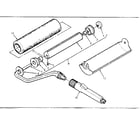 Craftsman 165155403 9" roller assembly diagram