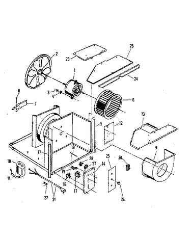 Electrical system and air handling parts