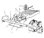 Kenmore 229963260 gas burners and manifold diagram