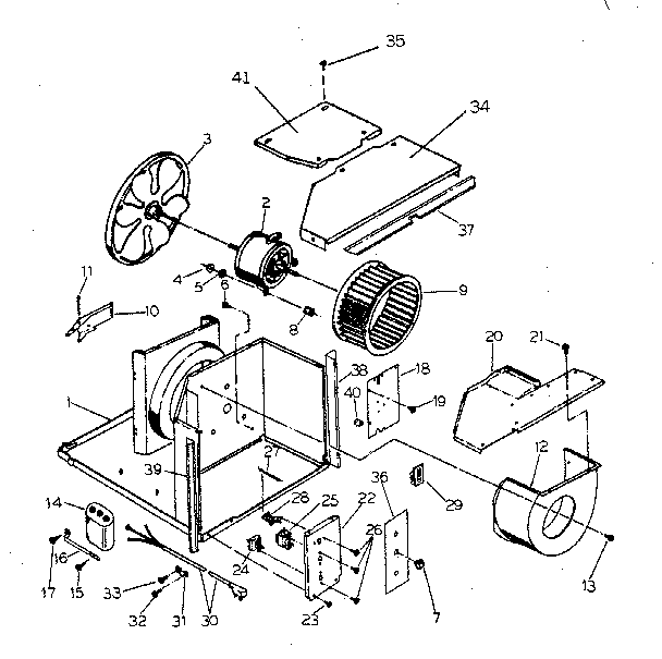 Electrical system and air handling parts