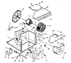 Kenmore 2538753113 electrical system and air handling parts diagram