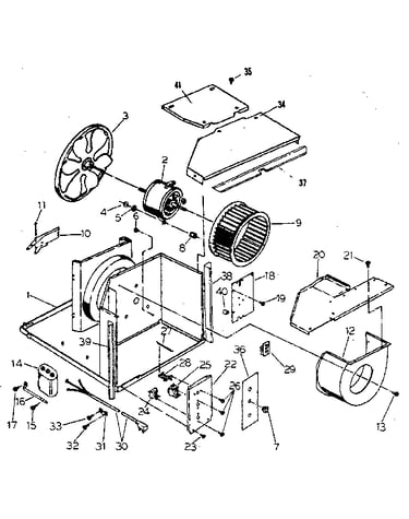 Electrical system and air handling parts