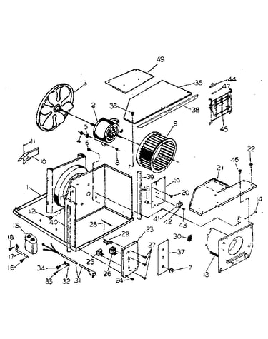 Electrical system and air handling parts
