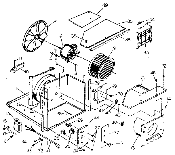 Electrical system and air handling parts