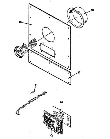 Back cabinet assembly