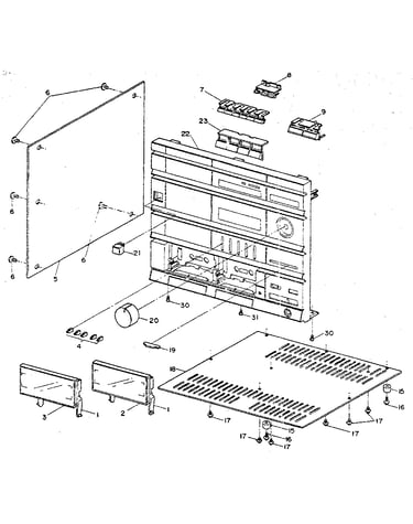 Front panel assembly