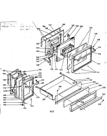 Doors and drawer