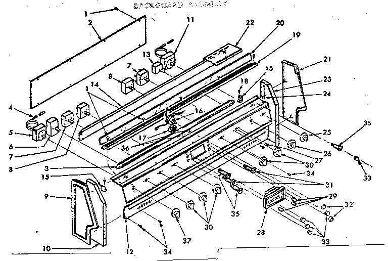 Backguard assembly
