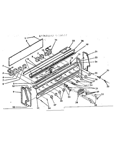Backguard assembly