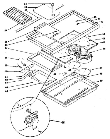 Main top cook surface