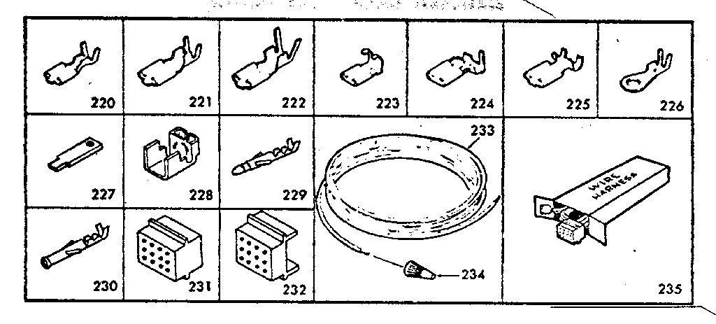 Wiring and wiring terminals