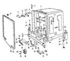 Kenmore 5871744583 tub details diagram